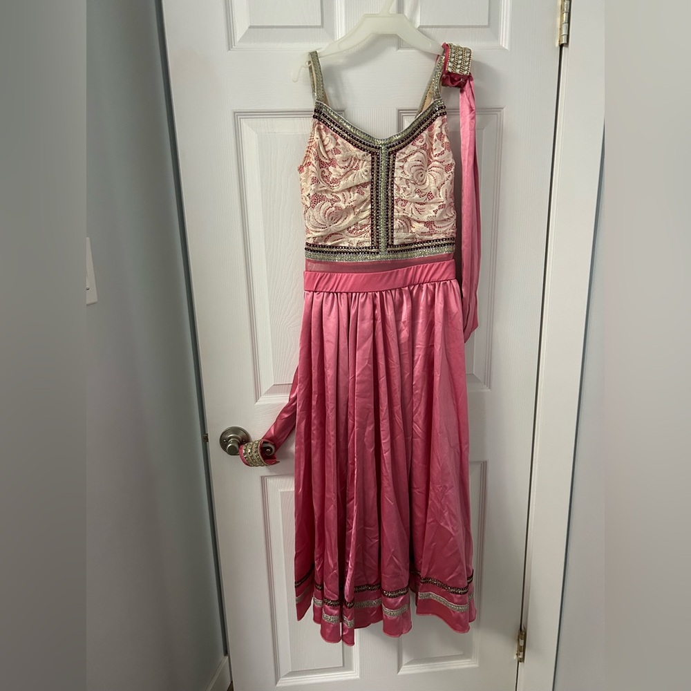Weissman Pink and Gold Girls Dance Costume